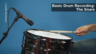 Basic Drum Miking The Snare Drum [upl. by Girardo]