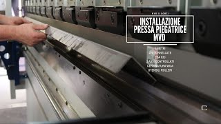 Installazione pressa piegatrice MVD B220 [upl. by Niveg]