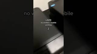 Difference Between Epson L3210 amp Epson L3250 [upl. by Paddie]