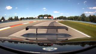 Watkins Glen SCCA Majors Race 2 STL 33 Acura Integra RearFacing Roof Cam [upl. by Naul]