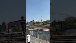 Jalur shortcut GubengPasarturi Tampak melewati langsung Stasiun Surabaya Kota keretaapi [upl. by Ariik709]