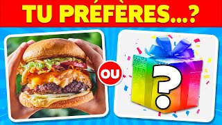 Tu préfères JUNK FOOD vs PLAT MYSTÈRE 🍕🍽️🎁 [upl. by Nodla341]