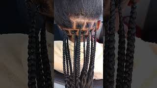 How To Knotless Box Braids🔥 [upl. by Lessur461]