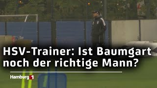 Nach Leistungsabfall Einige HSVFans fordern einen Trainerwechsel [upl. by Hoppe]