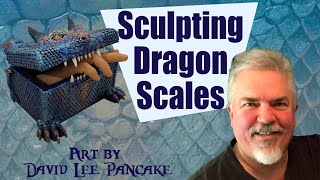 How to Sculpt Dragon Scales [upl. by Haropizt]