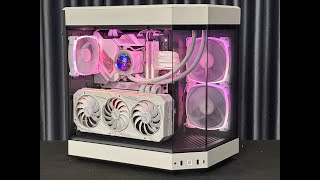 PC 43 Triệu Với Vỏ HYTE Y60 Full White Kèm RTX3080 10G RogStrix White  Dây Led Jonsbo DY  Z690 ROG [upl. by Durer902]