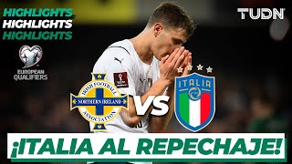 Highlights  Irlanda del Norte vs Italia  UEFA European Qualifiers 2021  TUDN [upl. by Wilek758]