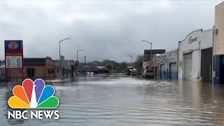 Nor’easter blasting East Coast atmospheric river storm sweeping California [upl. by Oicnevuj394]