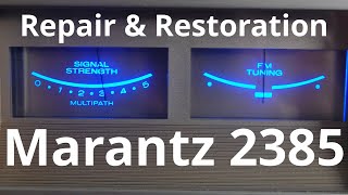 Marantz 2385 Stereo Receiver  One Of The Best Classic Vintage Audio Repair Restoration Testing [upl. by Ainafets401]