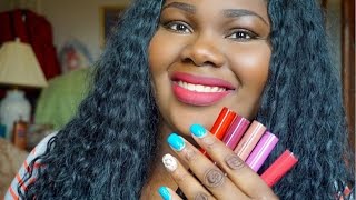 Sephora Cream Lip Stain Live Lip Swatch thepaintedlipsproject [upl. by Ainnos]