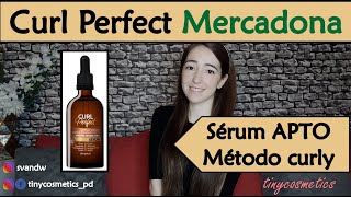 NUEVO Sérum Mercadona Curl Perfect apto para el método curly tinycosmetics [upl. by Sirmons]