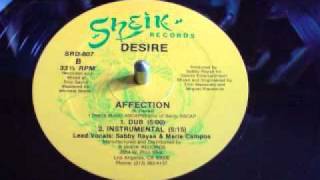 Desire  Affection Instrumental Version 1987 [upl. by Dario]