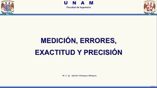 Errores de medición Teoría 1 [upl. by Hagile]