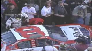 2004 Daytona 500 Finish Dale Jr [upl. by Yeclek]