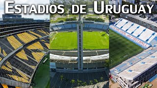 Estadios de Uruguay  Centenario Nacional Peñarol Wanderers  Drone 4k [upl. by Llerdnad217]