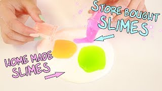 STORE BOUGHT SLIMES IN HOME MADE SLIMES Slimeatory 449 [upl. by Lammaj]