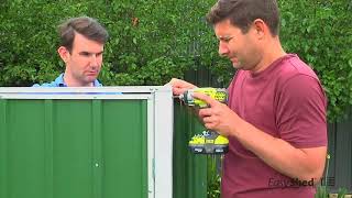 EasyShed  Storage Shed Assembly  208m x 097m Garden Locker Shed [upl. by Romelle354]