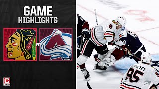 Blackhawks 5goal performance vs Avalanche  CHSN Chicago Blckhawks [upl. by Whatley263]