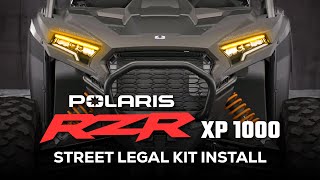 2024 Polaris RZR XP 1000  Street Legal Kit Install  WD ELECTRONICS [upl. by Merth]