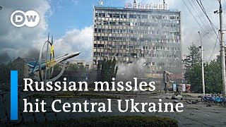 Russian missiles hit central Ukrainian city Vinnytsia killing at least 12  Ukraine latest [upl. by Corsetti]