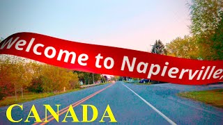 Sunset Drive from SaintJeansurRichelieu to Napierville Quebec CANAD 🇨🇦 [upl. by Sikko]