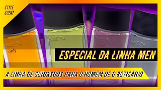 ESPECIAL DOS PERFUMES DA LINHA MEN DE O BOTICÁRIO [upl. by Monica]