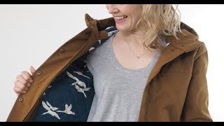 Laurens Latest Make  Part 2  Closet Case Patterns Kelly Anorak [upl. by Annohsat]