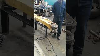 BUSHING WELDING AND AND POLISHING EXCAVATORS AXLE ROBOTIC LASER WELDING ON CATERPILLARS amp DOZER [upl. by Julide173]