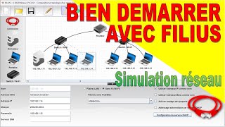 Simulation réseau Filius  Tuto débutant [upl. by Nichols]