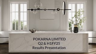 Pokarna Ltd Conference call for Q2 FY 20242025 [upl. by Notserp502]