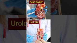 Difference between nephrologist🧑‍⚕️ and urologist 👨‍⚕️ [upl. by Alyt]