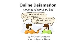 Online Defamation [upl. by Fraze]