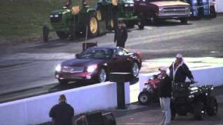 2006 Cadillac XLRV Supercharged at the track 14 mile drag runs 23 [upl. by Stroud]