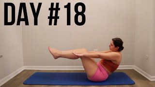 Day 18 30 Min Daily Pilates 30 Day Workout Challenge At Home No Equipment [upl. by Goddard344]