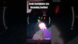 Droid Starfighters are Becoming Sentient StarWars Battlefront2 StarfighterAssault [upl. by Lirbij311]