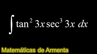 integral de potencias de tangentes y secantes ejemplo 18 [upl. by Ramaj]