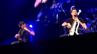 2CELLOS Saint Petersburg 2015 With or Without you [upl. by Lovering799]