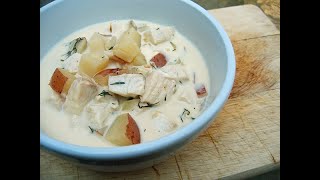 Fish Chowder Cooking Demo [upl. by Sterner]