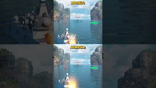 NEW 3M80M Moskit VS ATMACA missile Damage test modernwarships mwcreator [upl. by Marjie]