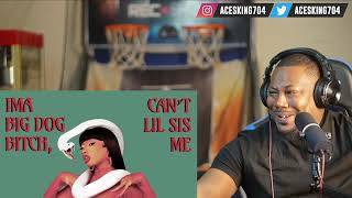 Megan Thee Stallion  HISS Official Lyric Video REACTION [upl. by Aicilehp231]