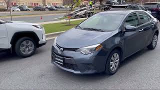 2015 Toyota Corolla 4dr Sdn LE Natl Gaithersburg [upl. by Tracy]