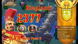 🔴KVK 2377  Update  Kingland WAR căng thẳng 2377 Vs 2429 rok games gamef2pgamingriseofkingdoms [upl. by Lerraf544]