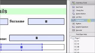 How to Create Form  Fillable PDF Format in Acrobat XI Pro [upl. by Romelle]