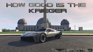 Is The KRIEGER Any Good GTA Online Timed Test [upl. by Amabel]