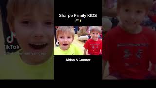 SHARPE FAMILY KIDS 🥹🎤✨ sharpefamilysingers shorts [upl. by Calondra840]