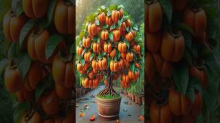 easy to growing persimmon trees from fruit to harvest more satisfying gardening shorts [upl. by Anner315]