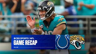 Jaguars hit gamewinning field goal to beat Colts end winless season  Game Recap [upl. by Burgess]