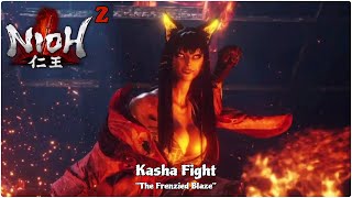 Nioh 2 quotKasha Fight  The Frenzied Blazequot [upl. by Kata]