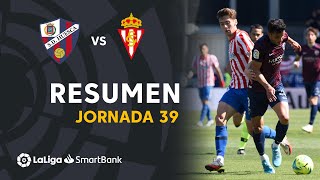 Resumen de SD Huesca vs Real Sporting 11 [upl. by Sena]