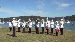 Advance Australia Fair by the Pittwater House Cadet Unit Band Palm Beach Sydney [upl. by Naffets253]